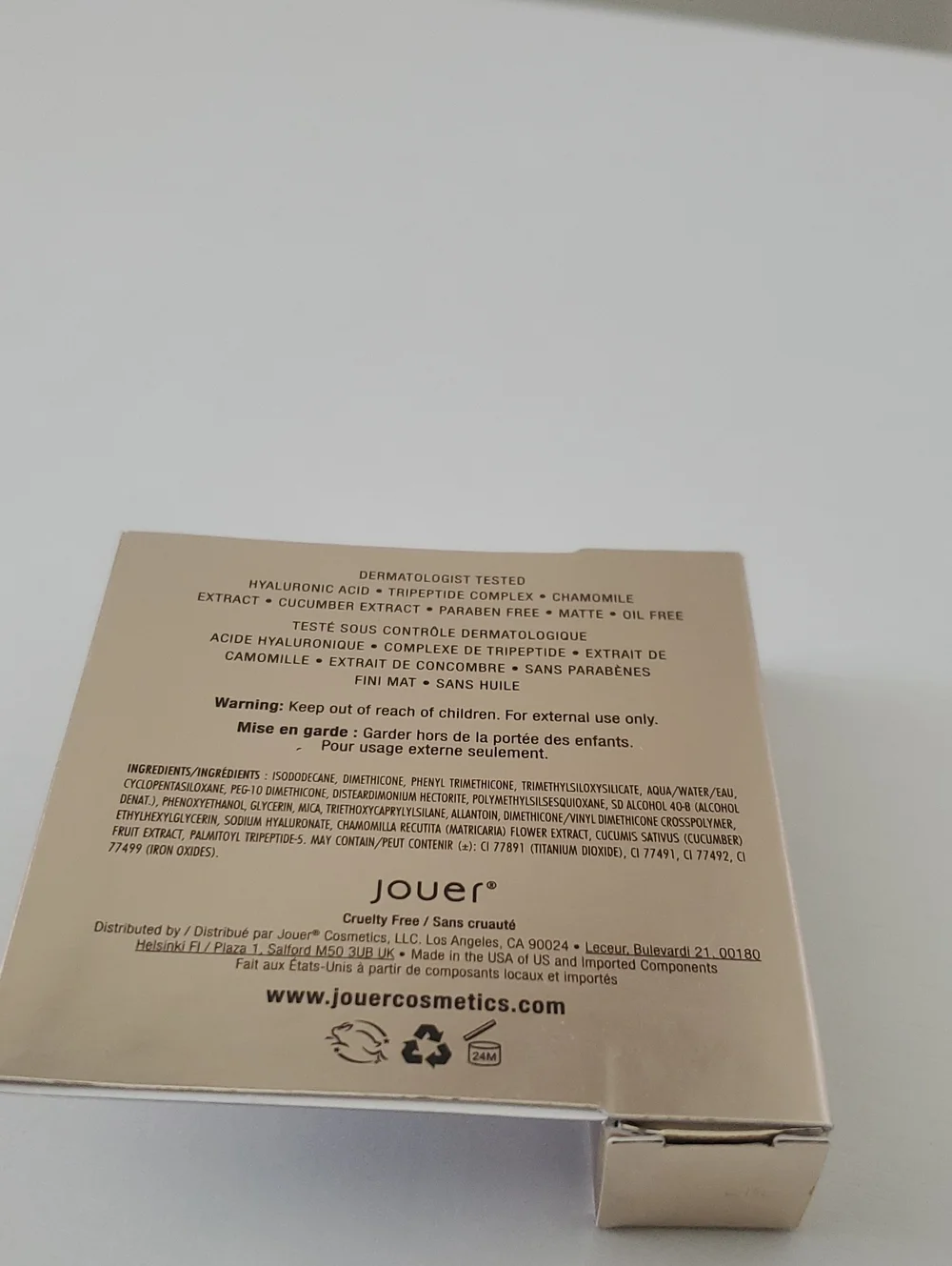 Jouer Essential High Coverage Foundation In Almond-travel size
